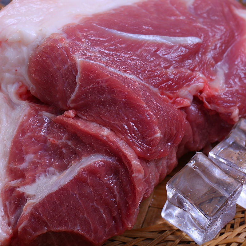 恺蒂鲜后腿肉无骨批发 5斤纯瘦肉，有筋膜没肥肉，鲜肉批发首选
