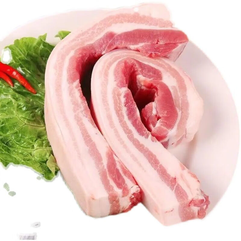 瑃蔻睿新鲜五花肉带皮猪肉整块鲜肉前腿肉后腿肉散养土猪肉批发 鲜肉批发