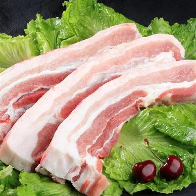 锦祥橙5斤猪肉带皮五花肉批发猪肉鲜肉新鲜五花肉条五花三层1斤鲜